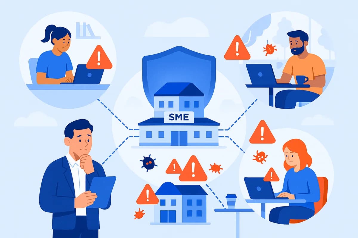 10 lỗi bảo mật khi làm việc remote chủ doanh nghiệp hay quên