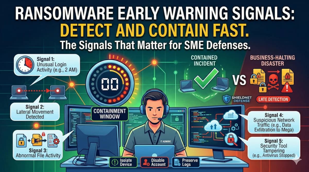 Early Warning Signals: How to Detect and Contain Ransomware Fast