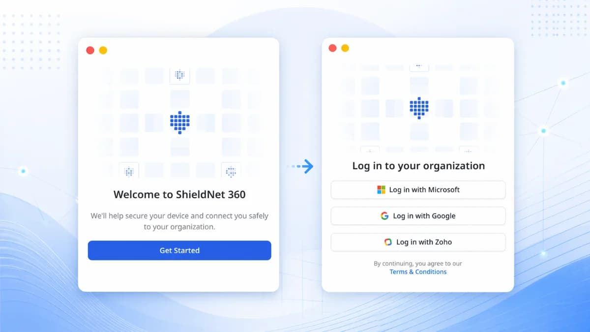 ShieldNet Defense v1.4.0: Easier employee deployment with SSO