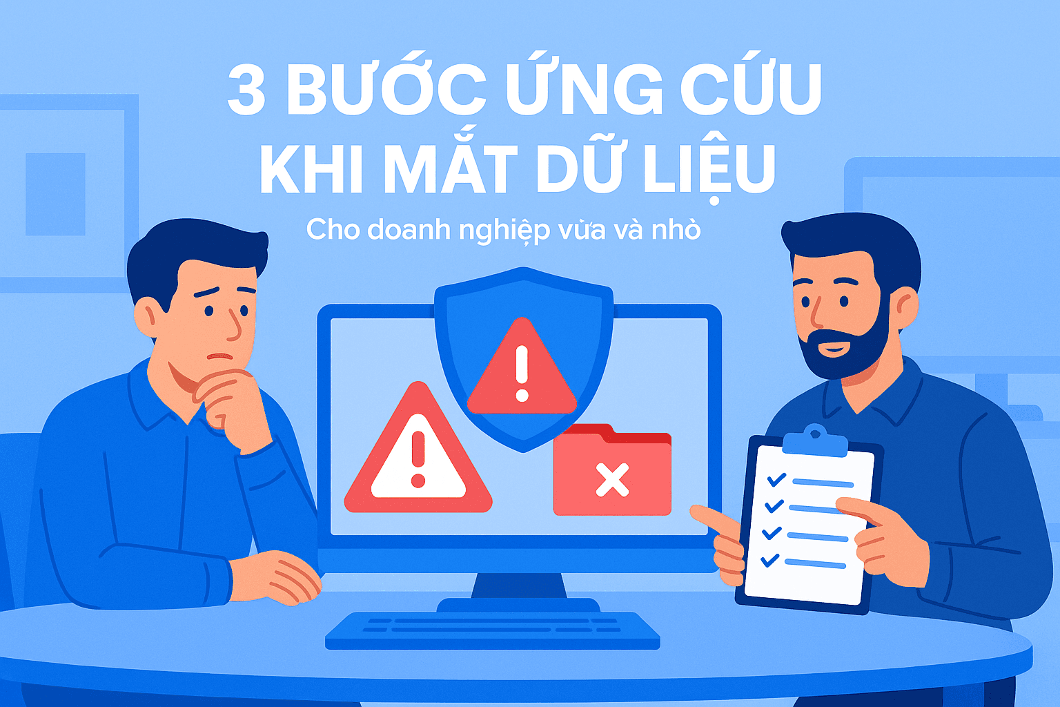 Quy trình ứng cứu khi máy tính bị mất dữ liệu
