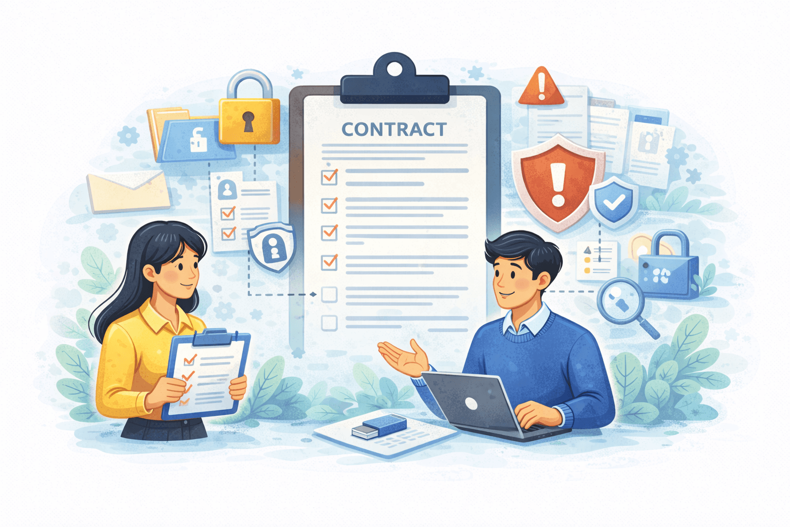 10 điều khoản bảo mật cần có trong hợp đồng nhà cung cấp 