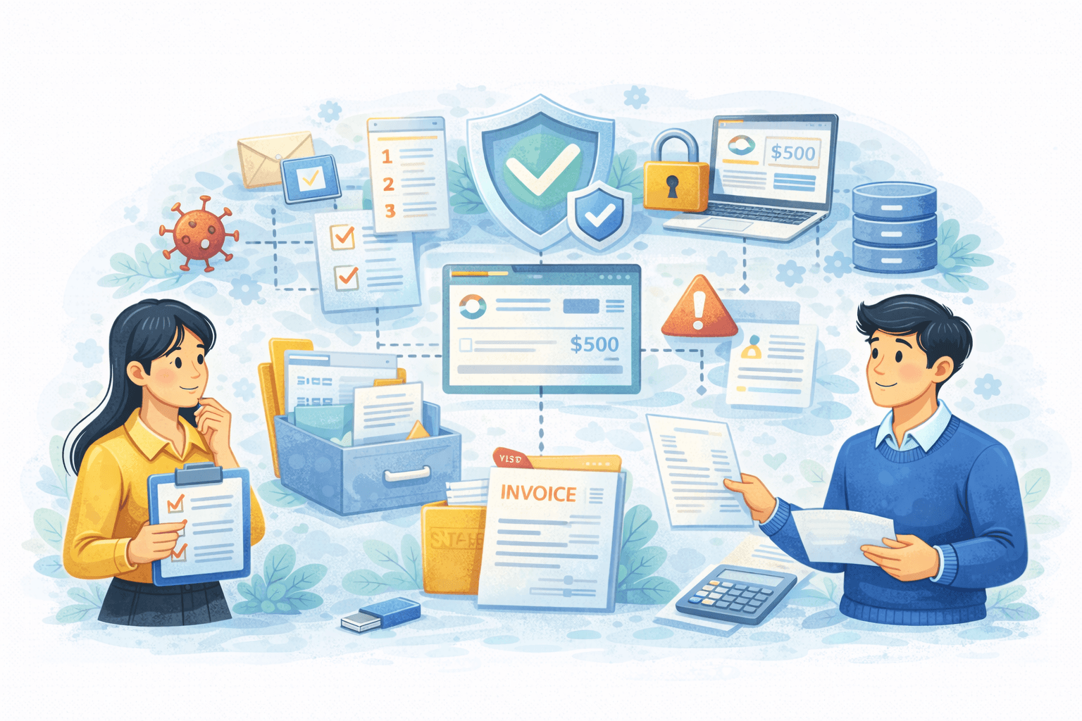 Checklist bảo mật cho phòng Kế toán SME 