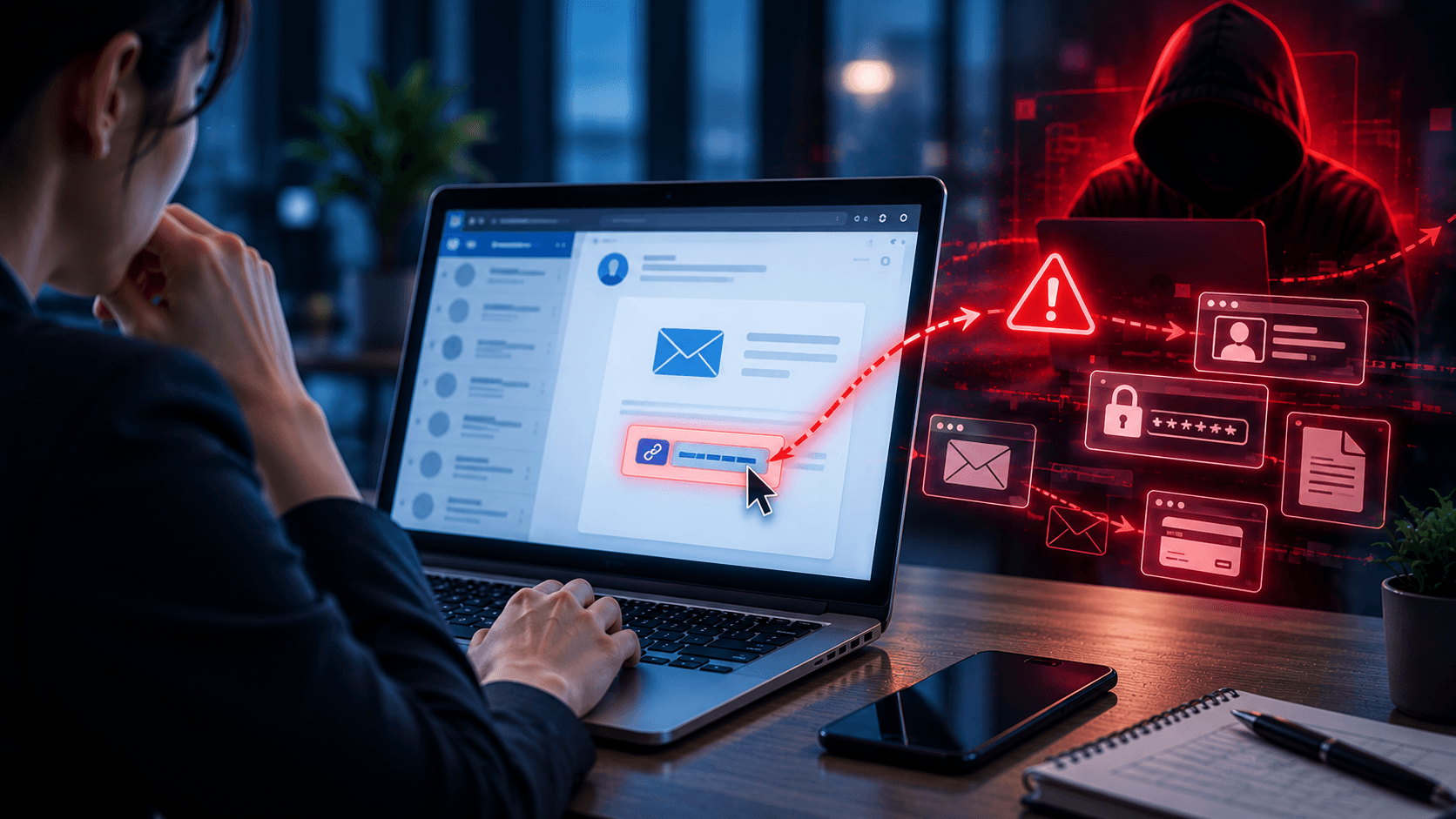 Lỡ nhấn vào link phishing, tôi nên làm gì bây giờ?
