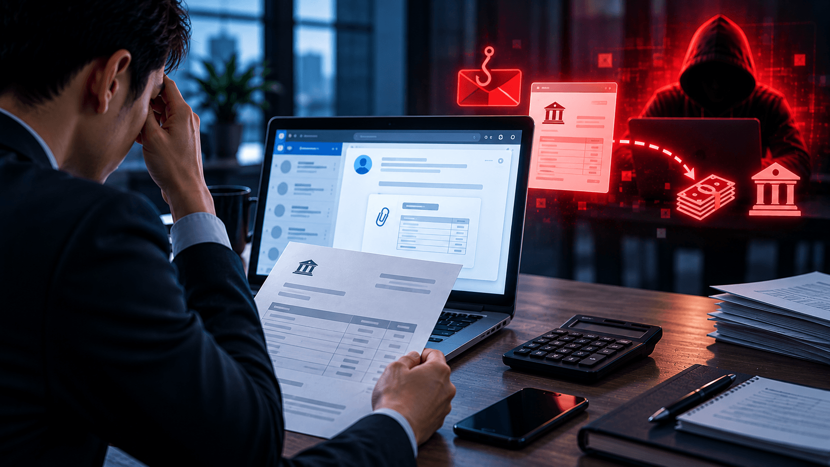 I paid a fake invoice. What should my business do?