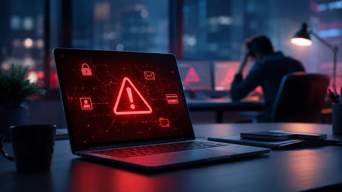 Điều gì xảy ra khi laptop nhân viên bị nhiễm mã độc?
